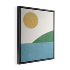 Sunny Landscape Framed Canvas Print Gallery Image 2