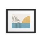 Sunny Ocean Horizon Framed Art Print Gallery Image 4