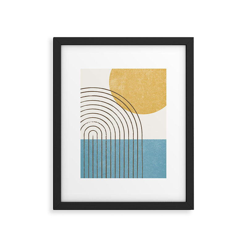 Sunny ocean Framed Art Print Gallery Image 4