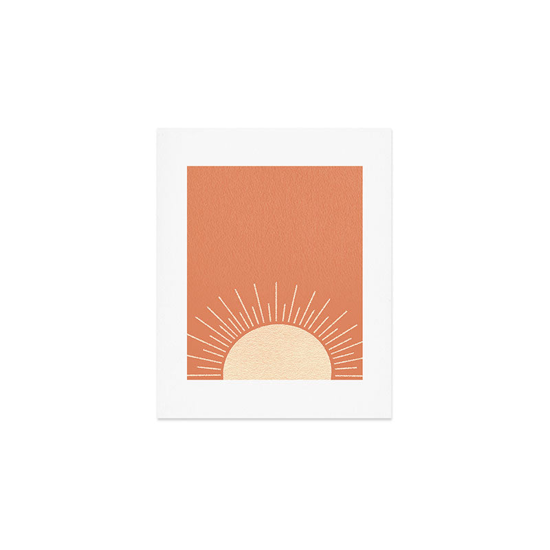 Sunrise pink Art Print Gallery Image 1