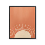 Sunrise pink Framed Canvas Print Gallery Image 8