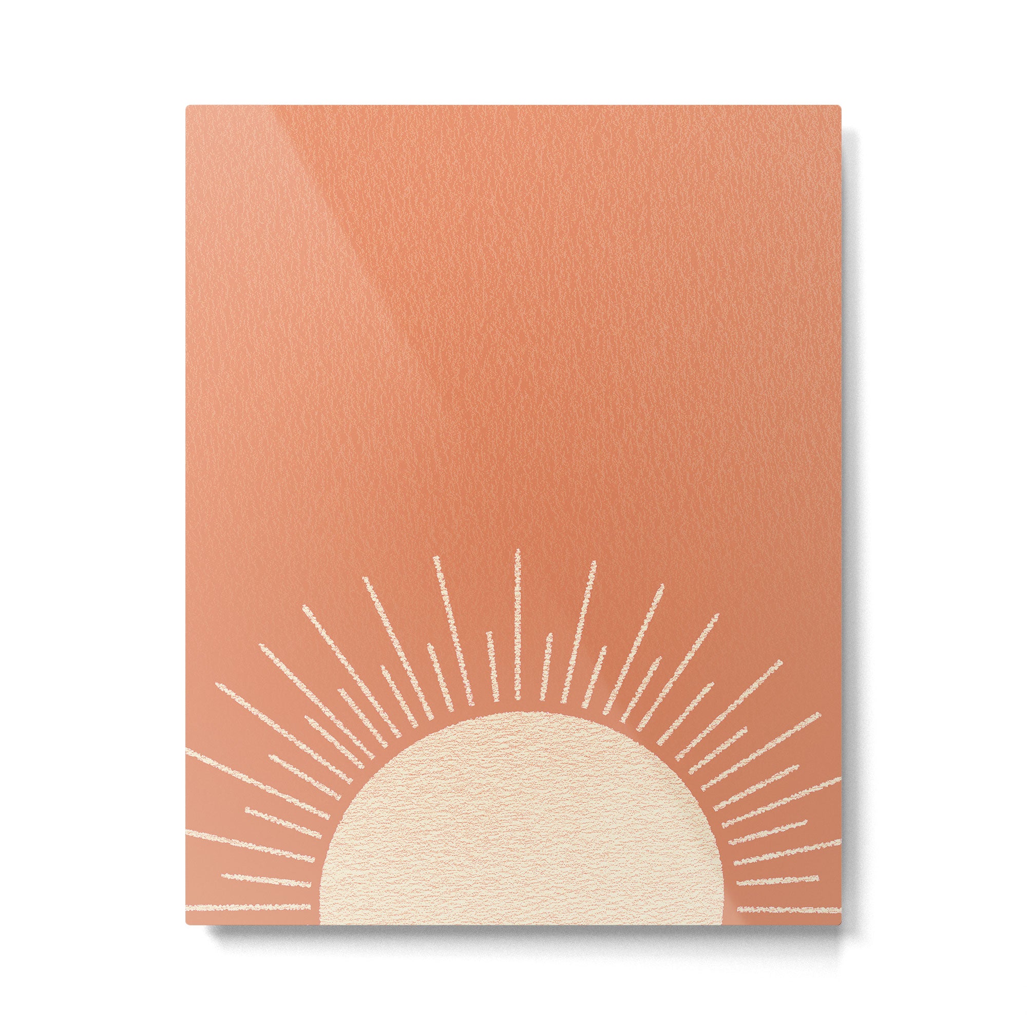 Sunrise pink Metal Print Gallery Image 6