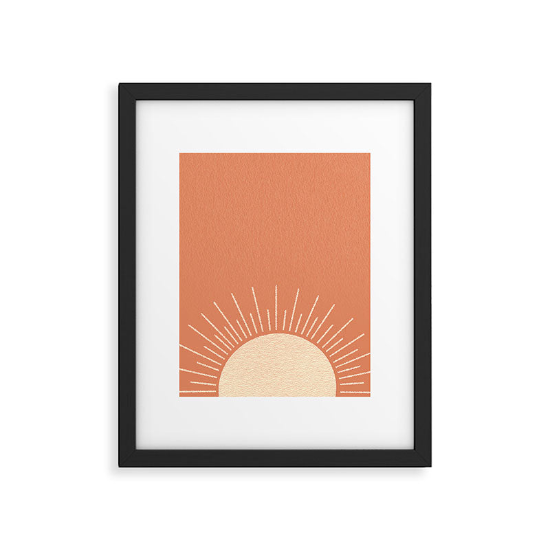Sunrise pink Framed Art Print Gallery Image 6