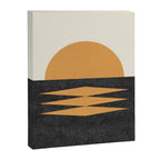 Sunset Geometric Midcentury style Canvas Print Gallery Image 8
