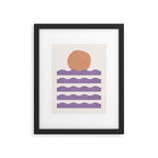 Sunset Wave - Abstract Painting Framed Art Print Gallery Image 6