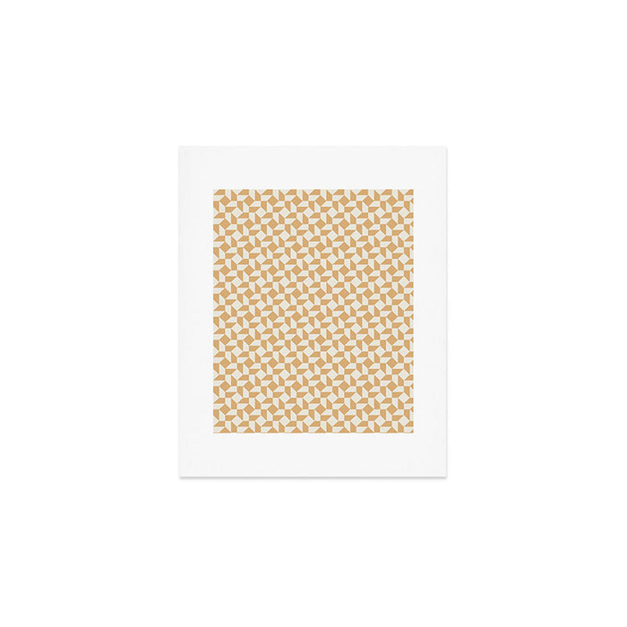 Tile Pattern 1 - Yellow Art Print Gallery Image 1