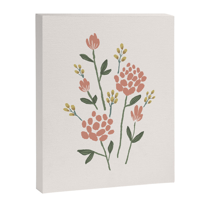 Wildflowers - Blush Canvas Print Gallery Image 1