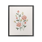 Wildflowers - Blush Framed Canvas Print Gallery Image 6
