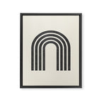 Woodblock arch Framed Canvas Print Gallery Image 8
