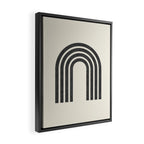 Woodblock arch Framed Canvas Print Gallery Image 2