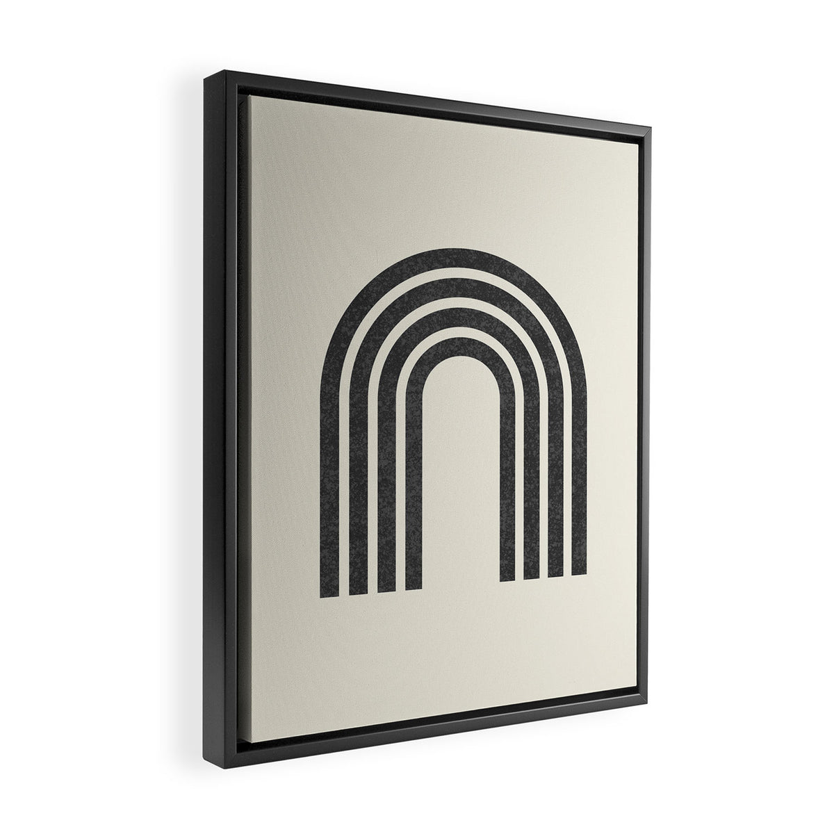 Woodblock arch Framed Canvas Print Gallery Image 2