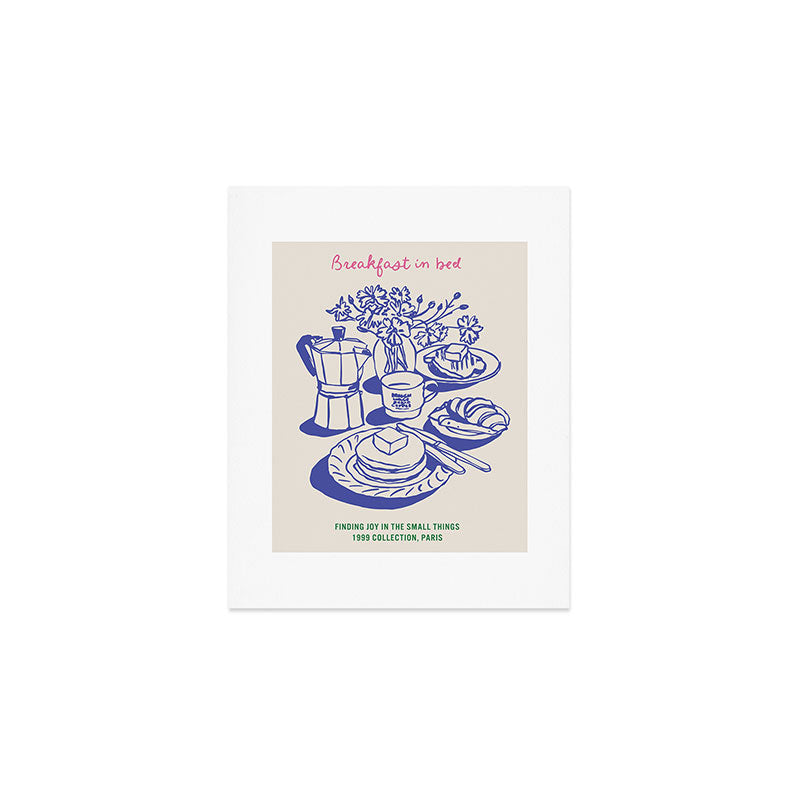 Breakfast in Bed Kitchen Print Art Print Gallery Image 1