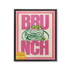 Brunch Kitchen Print Framed Canvas Print Gallery Image 6