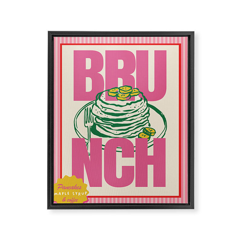 Brunch Kitchen Print Framed Canvas Print Gallery Image 6