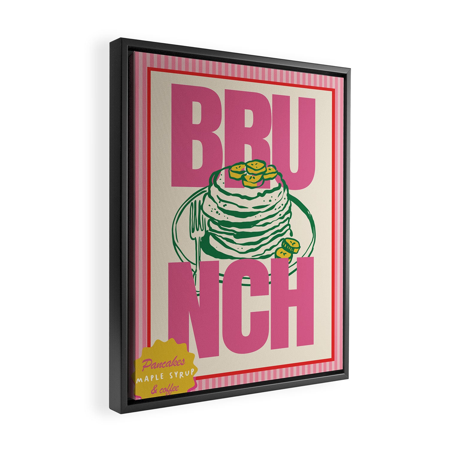 Brunch Kitchen Print Framed Canvas Print Gallery Image 2
