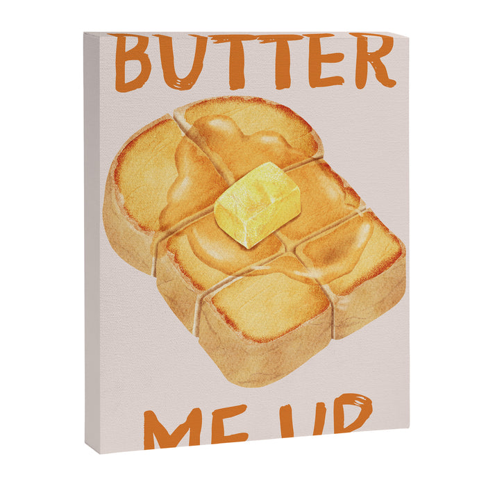Butter Me Up Kitchen Print Canvas Print Gallery Image 1