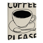 Coffee Please Kitchen Print Canvas Print Gallery Image 6