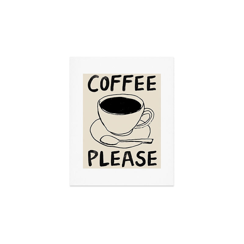 Coffee Please Kitchen Print Art Print Gallery Image 1