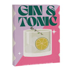 Gin & Tonic Cocktail Print Canvas Print Gallery Image 6