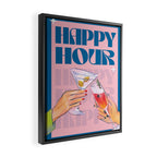 Happy Hour Cocktail Print Framed Canvas Print Gallery Image 2