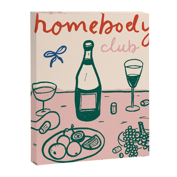 Homebody Club Print Canvas Print Gallery Image 1