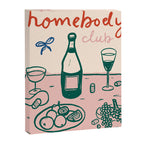 Homebody Club Print Canvas Print Gallery Image 6
