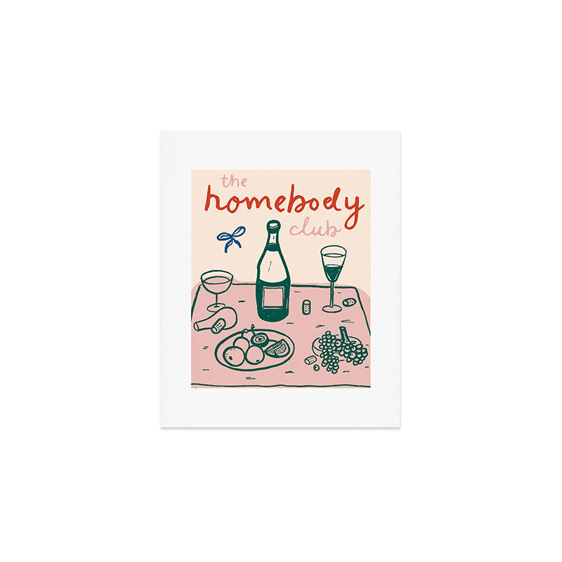 Homebody Club Print Art Print Gallery Image 1