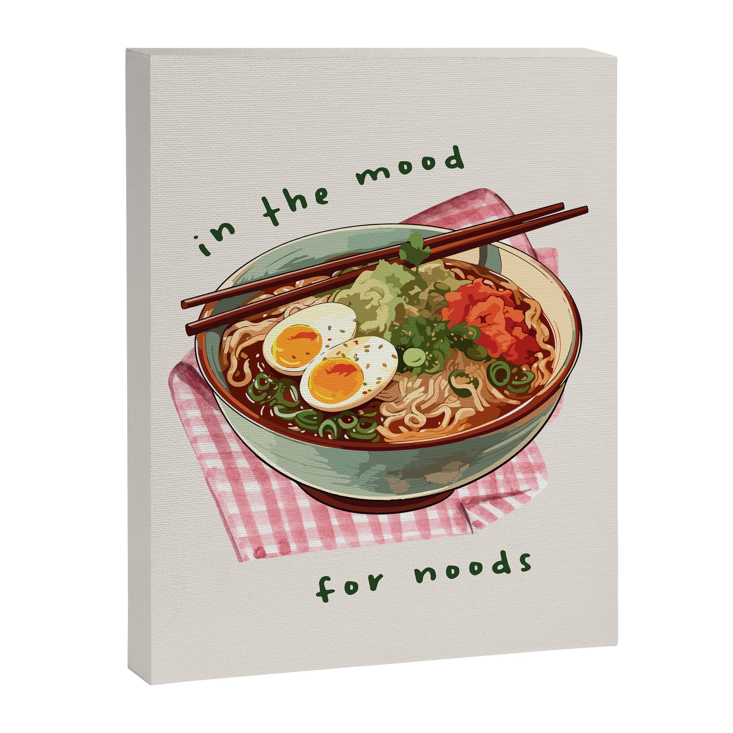 In The Mood for Noods Kitchen Print Canvas Print Gallery Image 6