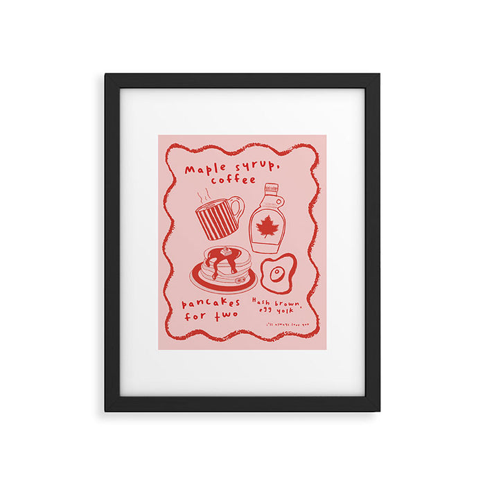 Keep Driving Lyrics Print Framed Art Print Gallery Image 1