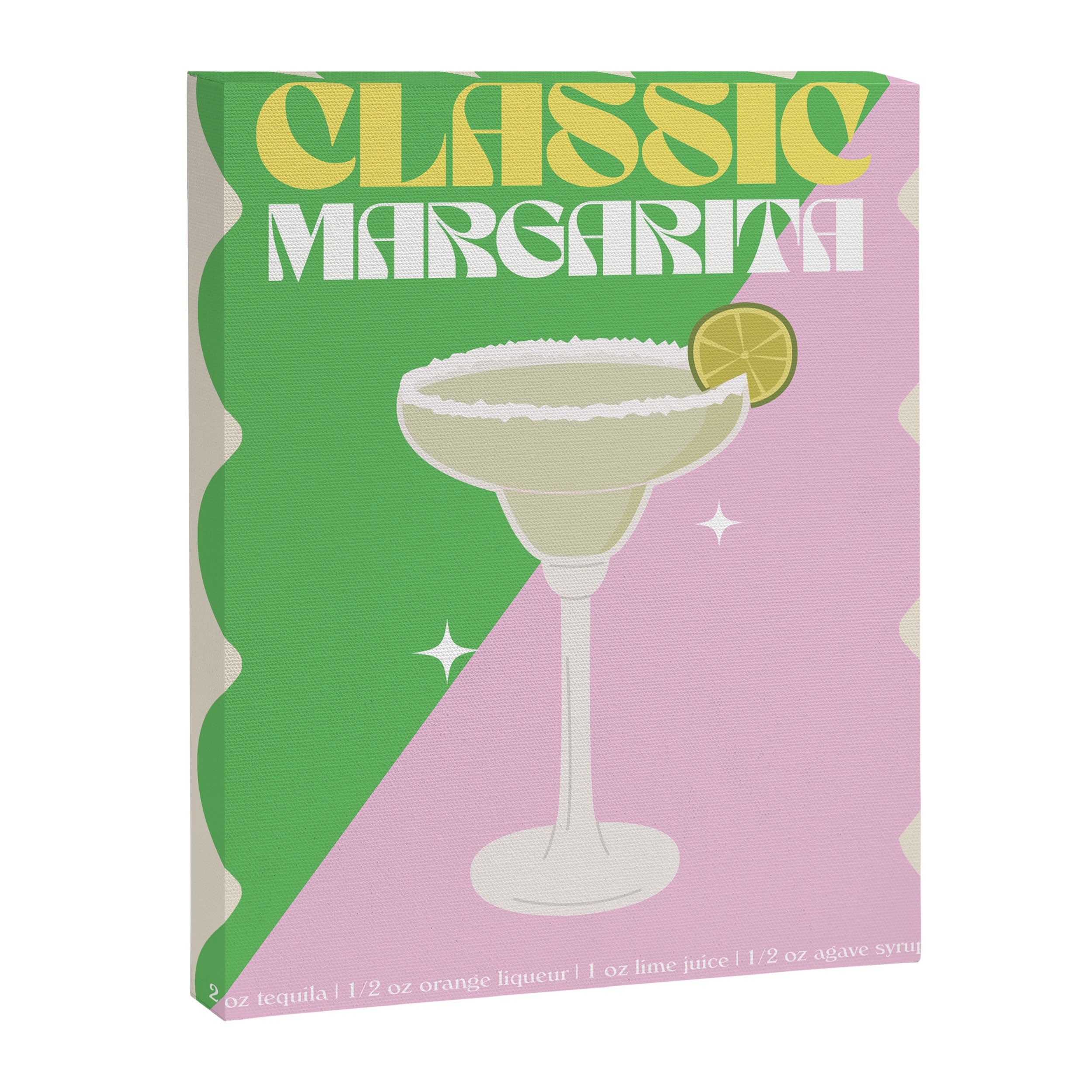 Margarita Cocktail Print Canvas Print Gallery Image 6