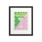 Margarita Cocktail Print Framed Art Print Gallery Image 5