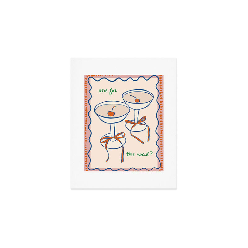 One for The Road Kitchen Print Art Print Gallery Image 1