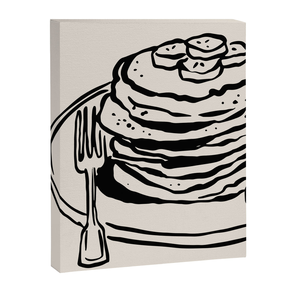 Pancake Stack Neutral Kitchen Print Canvas Print Gallery Image 6