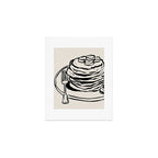 Pancake Stack Neutral Kitchen Print Art Print Gallery Image 1