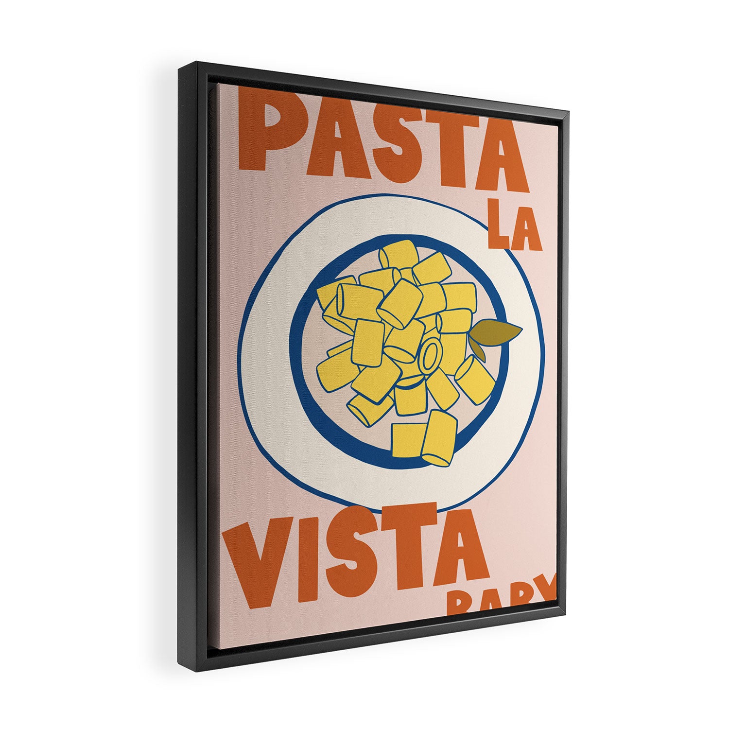Pasta La Vista Kitchen Print Framed Canvas Print Gallery Image 2