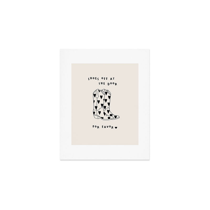 Shoes Off Hallway Print Art Print Gallery Image 1