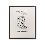 Shoes Off Hallway Print Framed Canvas Print Gallery Image 6