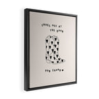 Shoes Off Hallway Print Framed Canvas Print Gallery Image 2