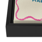 Spicy Margs Cocktail Print Framed Canvas Print Gallery Image 3