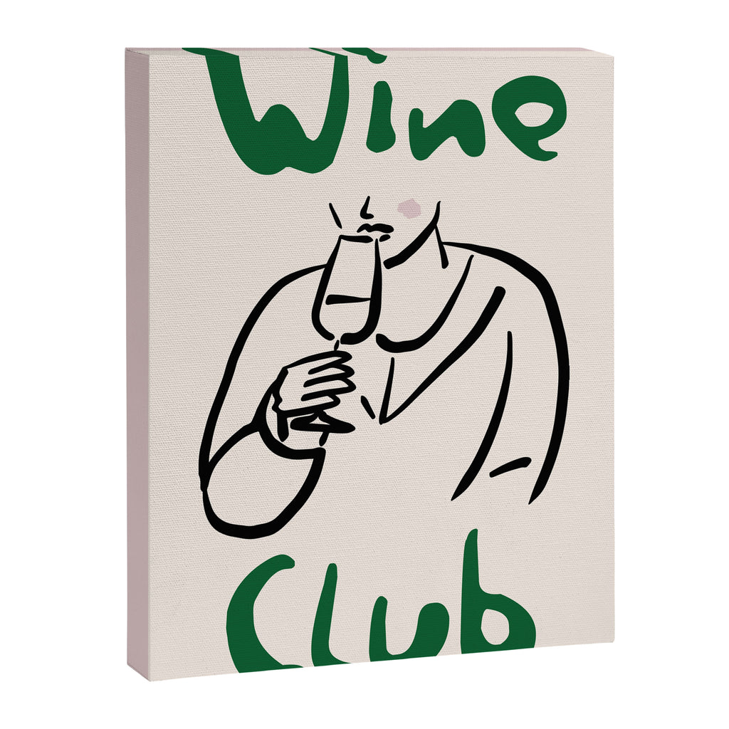 Wine Club Kitchen Print Canvas Print Gallery Image 6