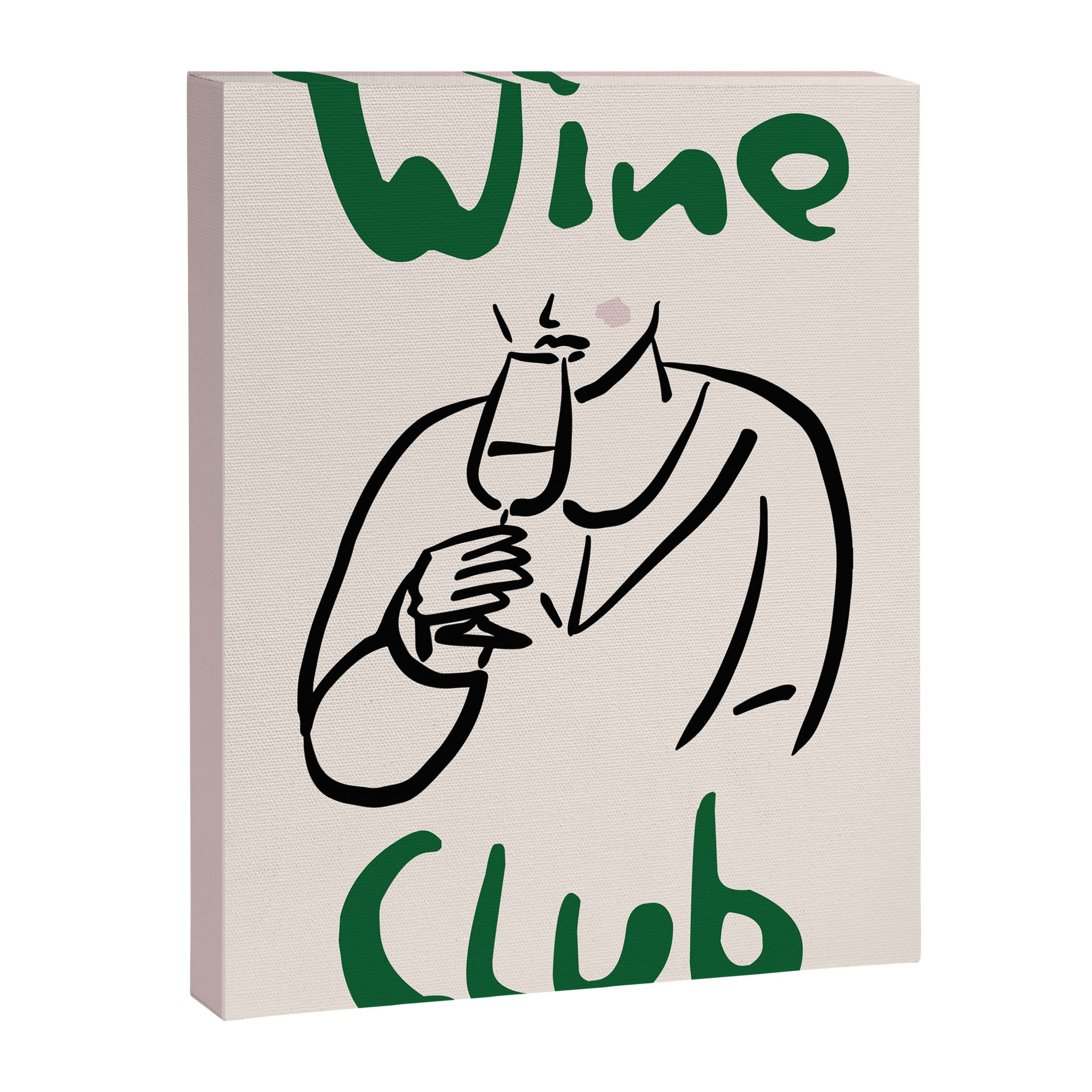 Wine Club Kitchen Print Canvas Print Gallery Image 6