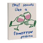 Wine Quote Kitchen Humorous Kitchen Quote Print Canvas Print Gallery Image 6