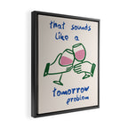 Wine Quote Kitchen Humorous Kitchen Quote Print Framed Canvas Print Gallery Image 2