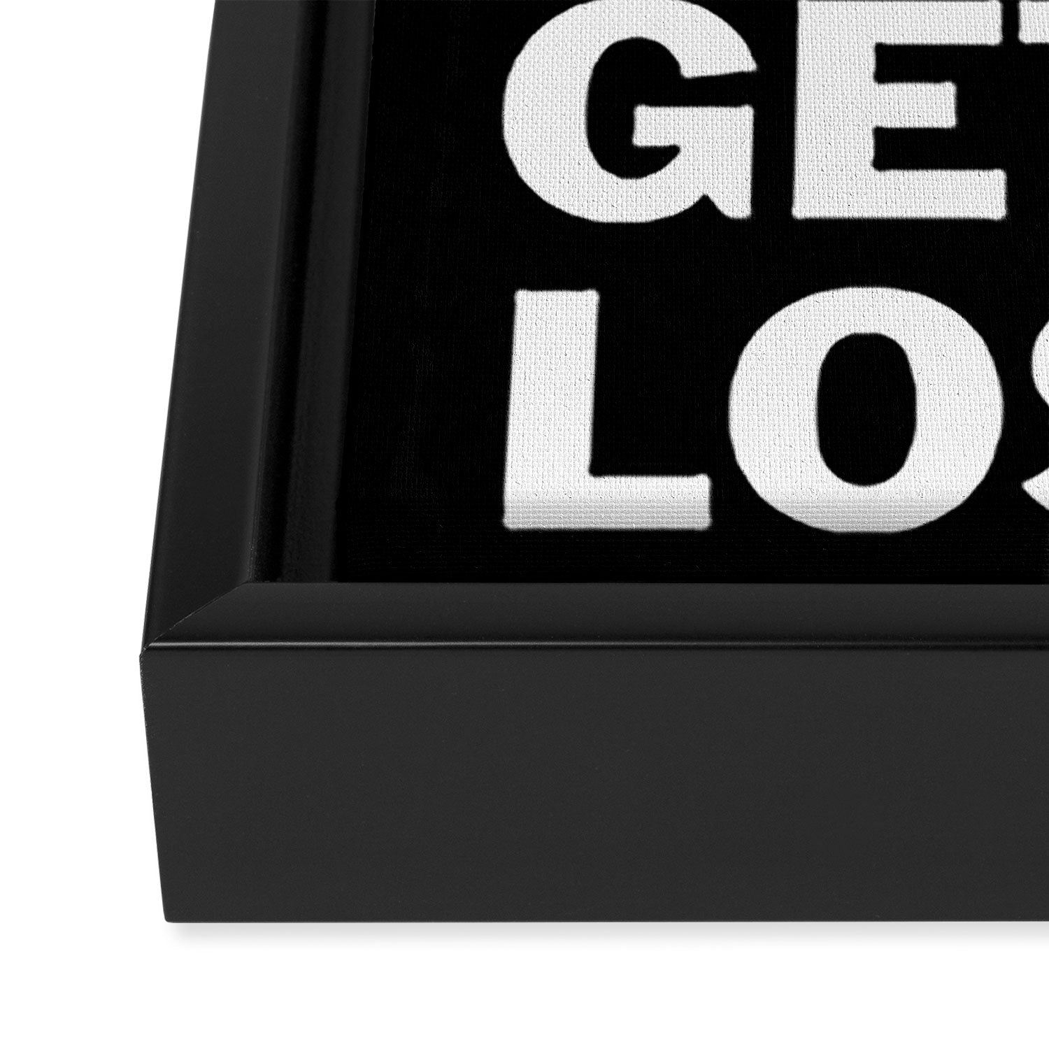 Get In Loser Framed Canvas Print Gallery Image 3