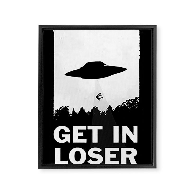 Get In Loser Framed Canvas Print Gallery Image 8