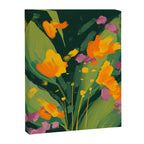 Abstract Floral Evening Canvas Print Gallery Image 8