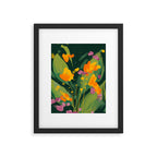 Abstract Floral Evening Framed Art Print Gallery Image 6