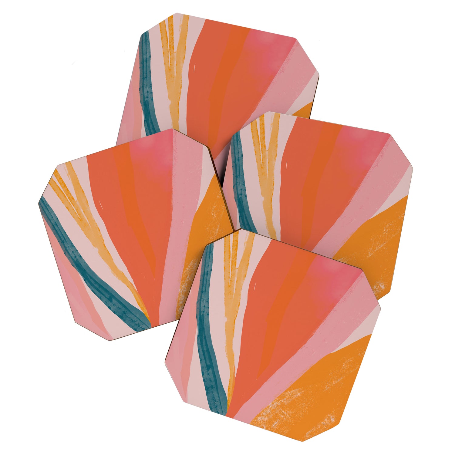 Abstract View 2 Coaster Gallery Image 1