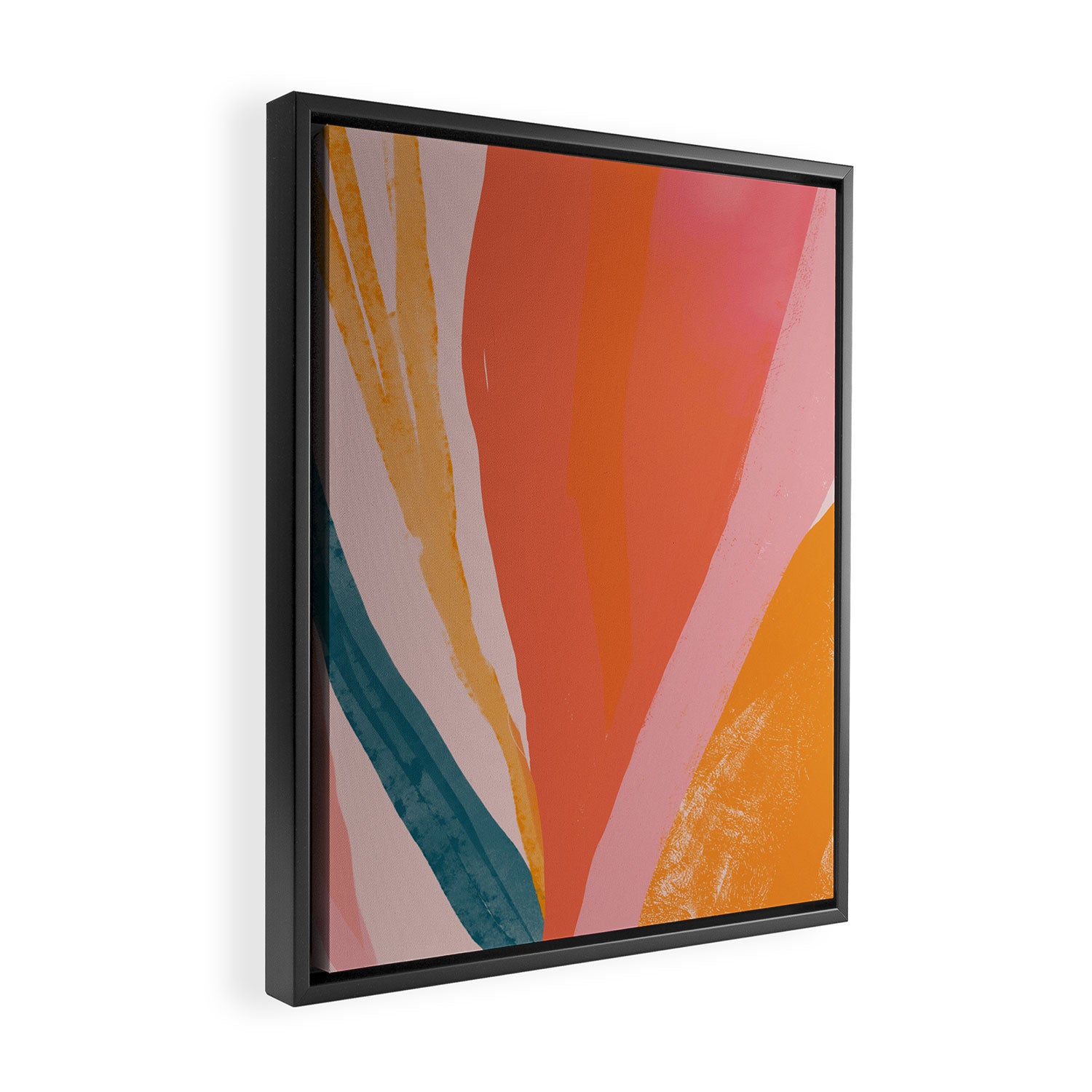 Abstract View 2 Framed Canvas Print Gallery Image 2