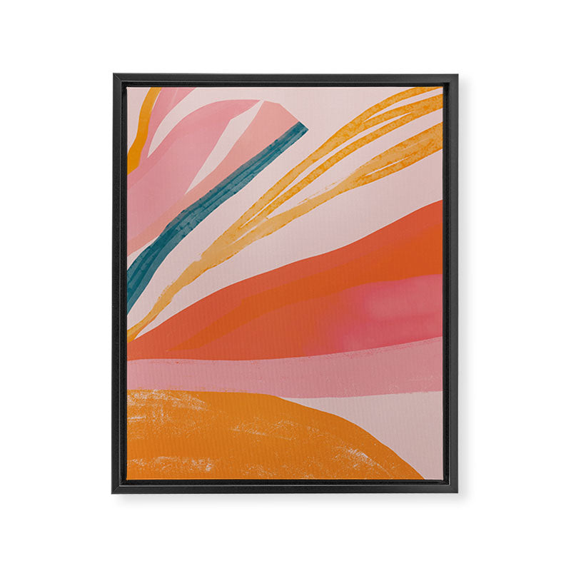 Abstract View Framed Canvas Print Gallery Image 8